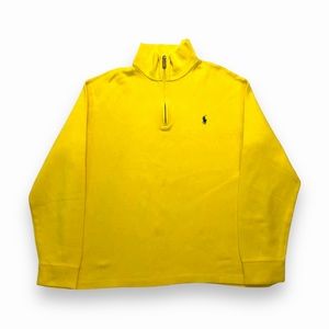 Vintage 90s Polo by Ralph Lauren 3/4 Zip Pullover